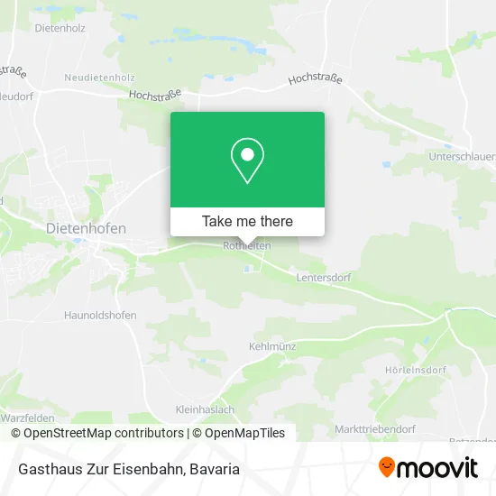 Карта Gasthaus Zur Eisenbahn