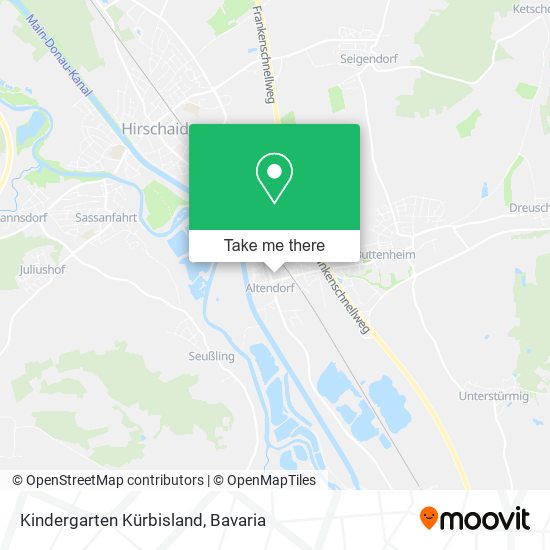 Kindergarten Kürbisland map