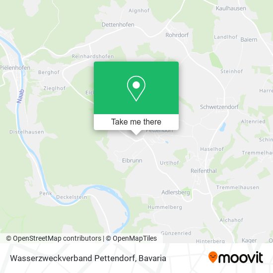 Wasserzweckverband Pettendorf map