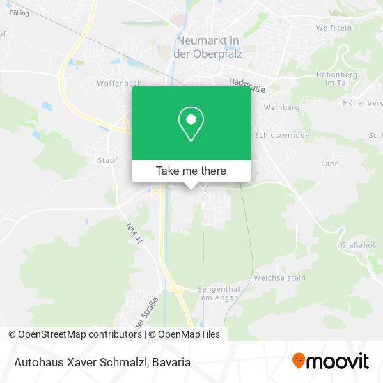 Autohaus Xaver Schmalzl map