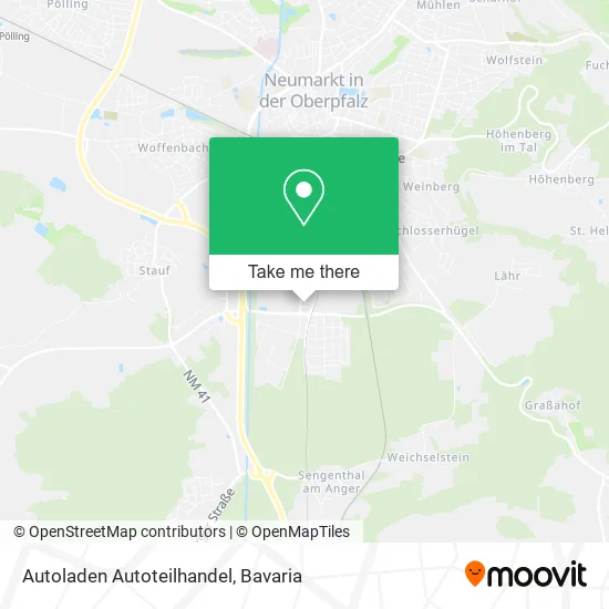 Карта Autoladen Autoteilhandel