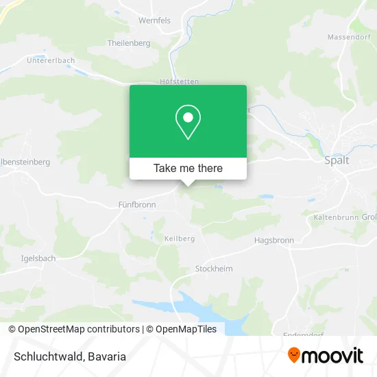 Карта Schluchtwald