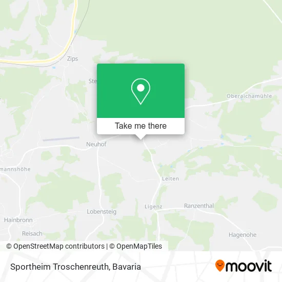 Карта Sportheim Troschenreuth