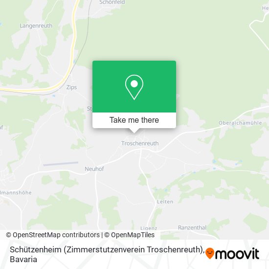 Schützenheim (Zimmerstutzenverein Troschenreuth) map