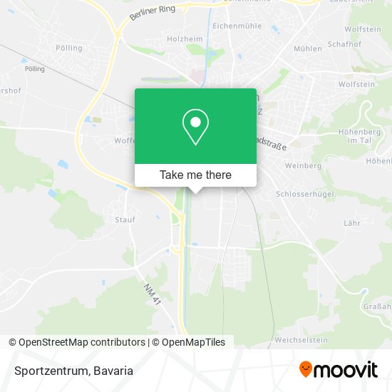 Sportzentrum map