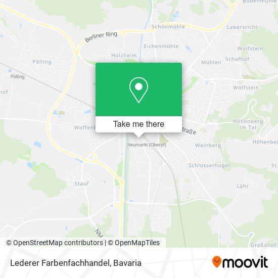 Карта Lederer Farbenfachhandel