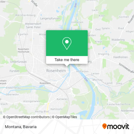 Карта Montana