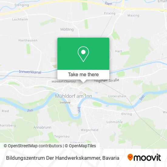 Карта Bildungszentrum Der Handwerkskammer