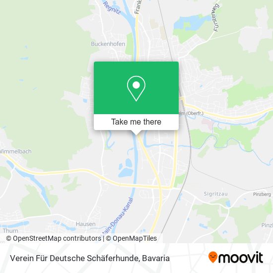Verein Für Deutsche Schäferhunde map