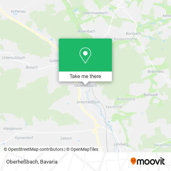 Карта Oberheßbach