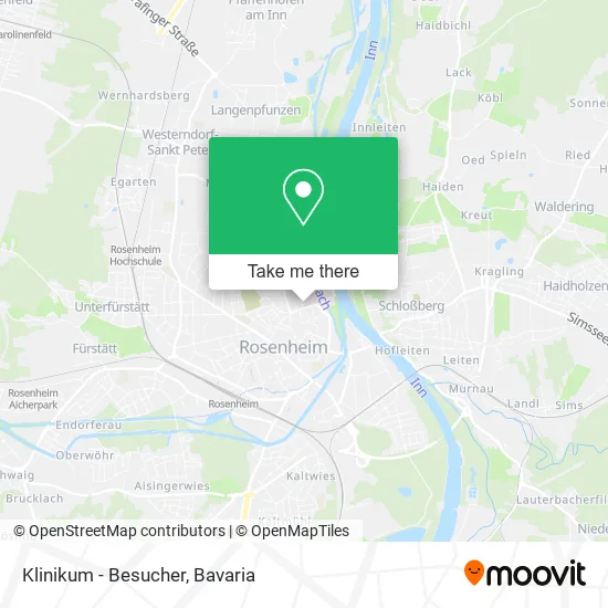 Карта Klinikum - Besucher