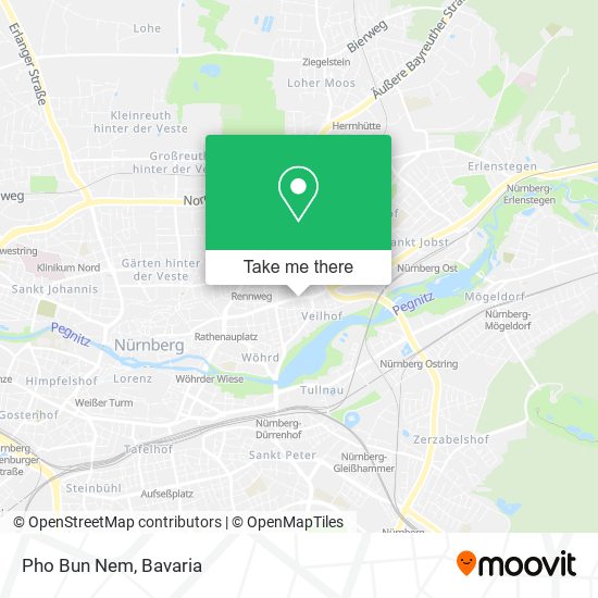 Карта Pho Bun Nem