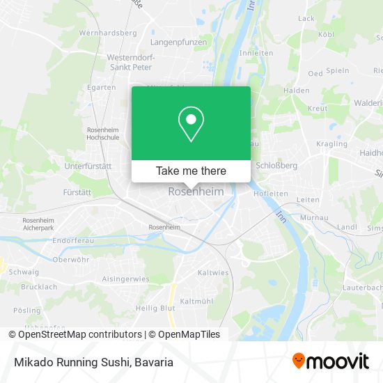 Mikado Running Sushi map