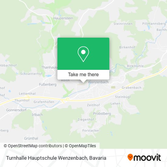 Turnhalle Hauptschule Wenzenbach map