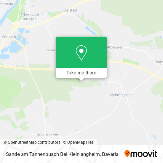 Sande am Tannenbusch Bei Kleinlangheim map