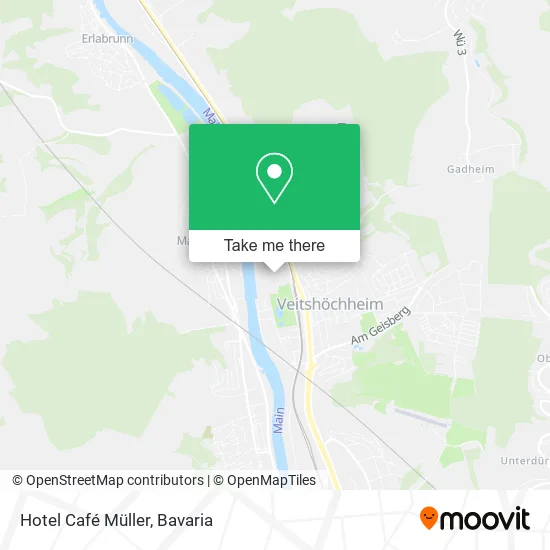 Карта Hotel Café Müller
