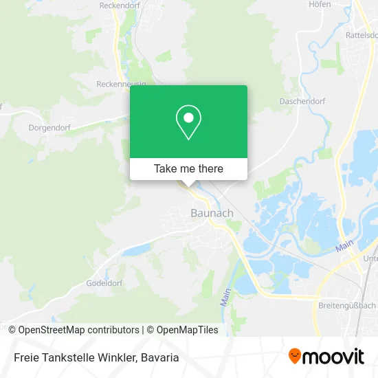 Карта Freie Tankstelle Winkler