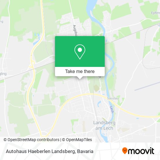 Autohaus Haeberlen Landsberg map