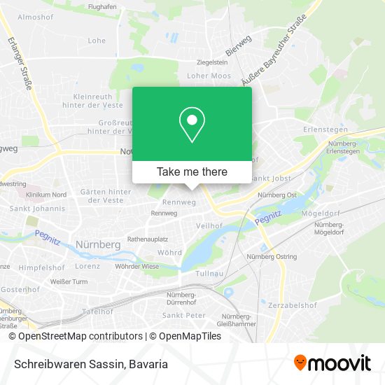 Schreibwaren Sassin map