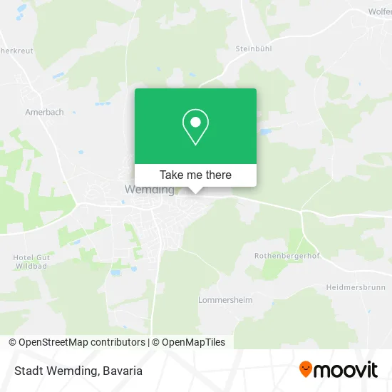 Карта Stadt Wemding