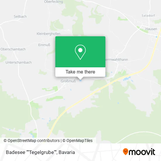 Карта Badesee ""Tegelgrube""