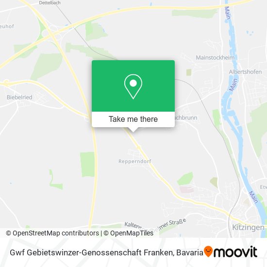 Gwf Gebietswinzer-Genossenschaft Franken map