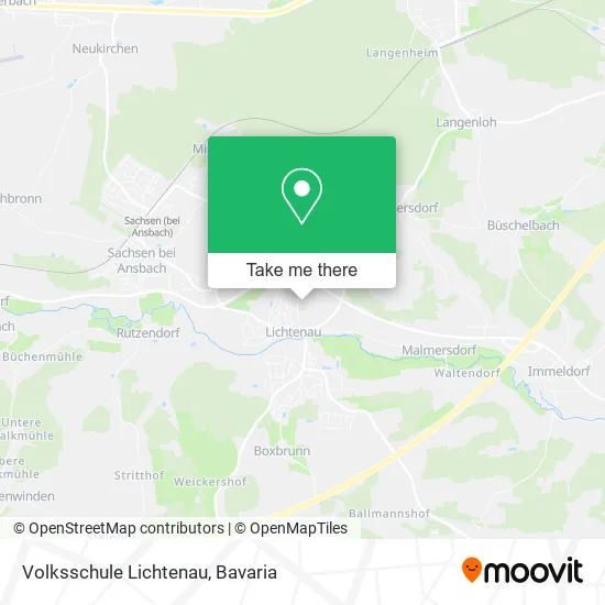 Карта Volksschule Lichtenau