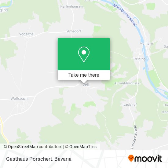 Карта Gasthaus Porschert