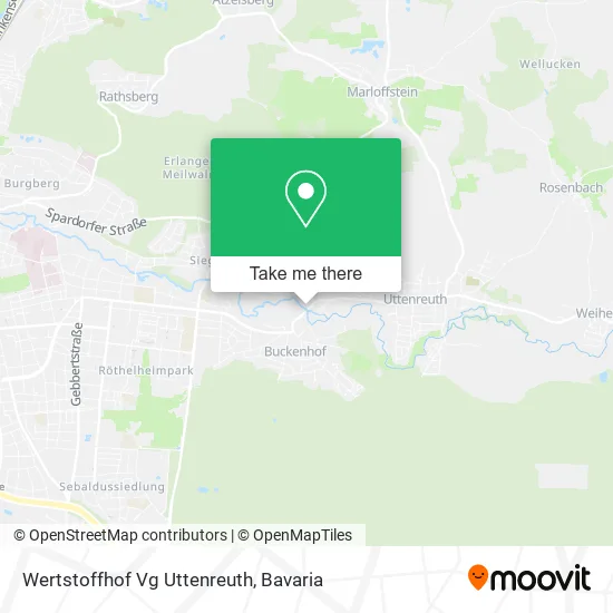 Карта Wertstoffhof Vg Uttenreuth
