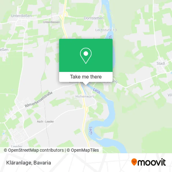 Карта Kläranlage