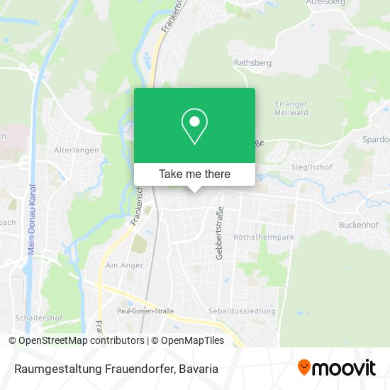 Raumgestaltung Frauendorfer map