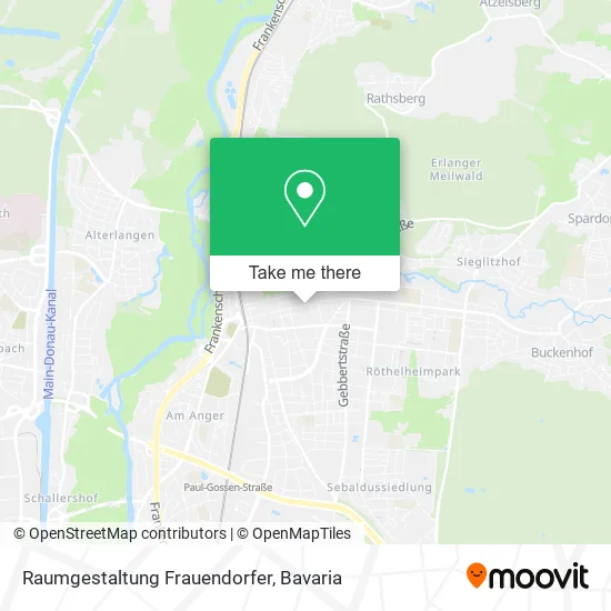 Карта Raumgestaltung Frauendorfer