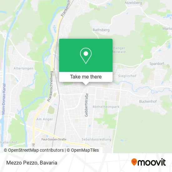 Карта Mezzo Pezzo