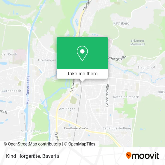 Карта Kind Hörgeräte