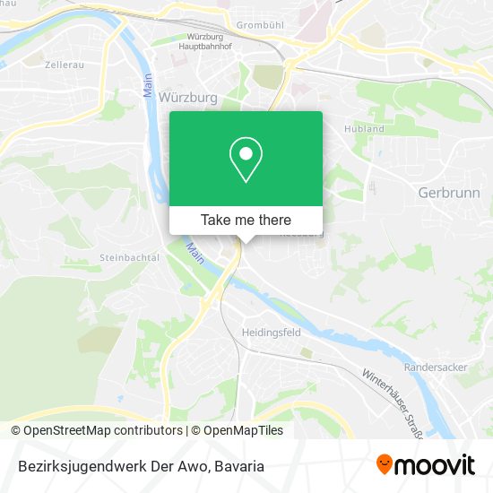 Карта Bezirksjugendwerk Der Awo