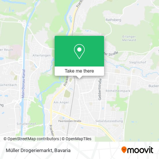 Müller Drogeriemarkt map