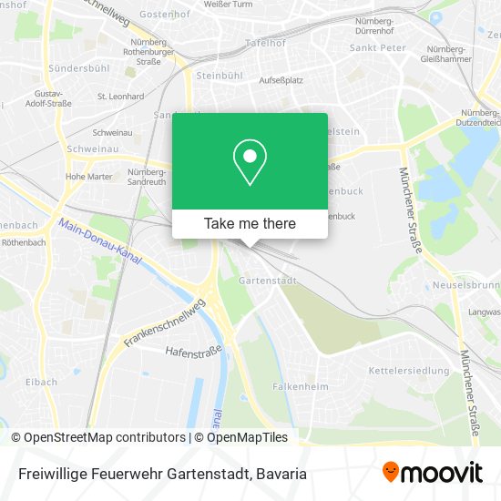 Freiwillige Feuerwehr Gartenstadt map