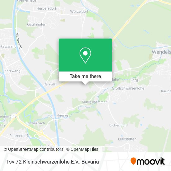 Tsv 72 Kleinschwarzenlohe E.V. map