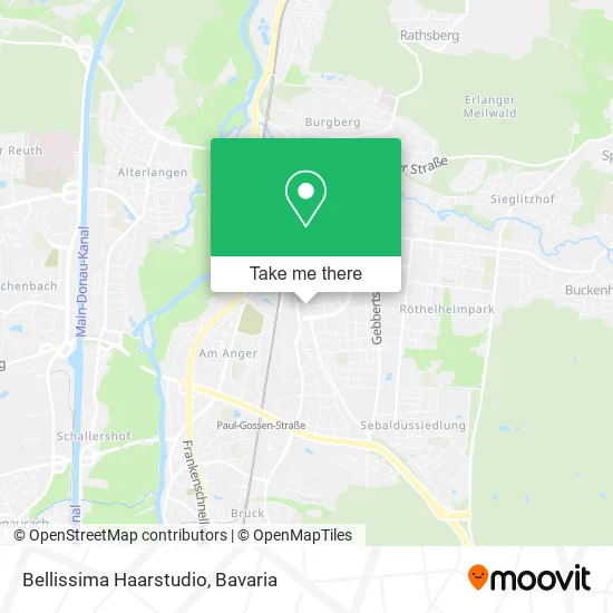 Карта Bellissima Haarstudio