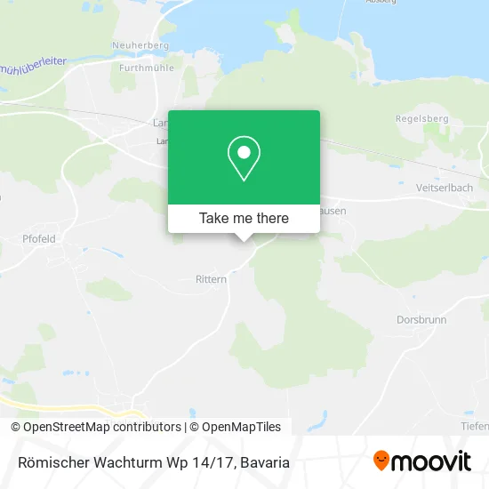 Карта Römischer Wachturm Wp 14/17