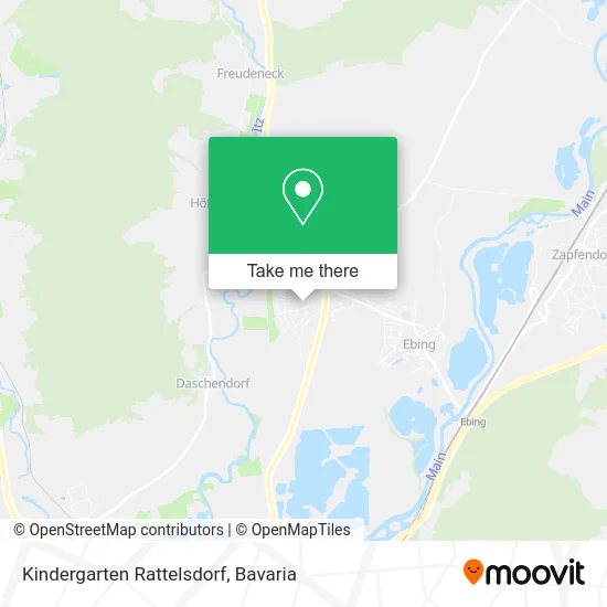 Карта Kindergarten Rattelsdorf