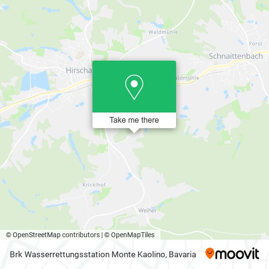 Brk Wasserrettungsstation Monte Kaolino map