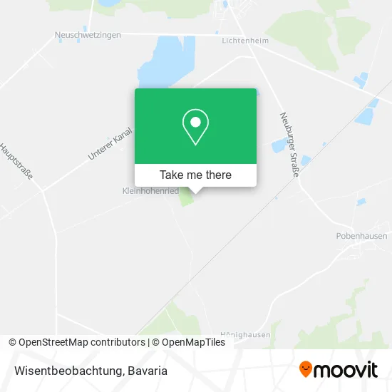 Карта Wisentbeobachtung