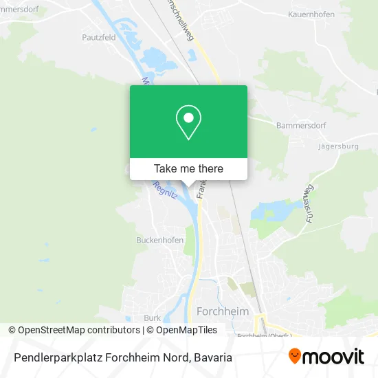 Карта Pendlerparkplatz Forchheim Nord