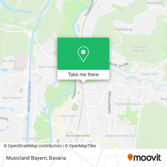 Карта Musicland Bayern