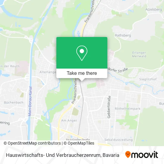 Карта Hauswirtschafts- Und Verbraucherzenrum