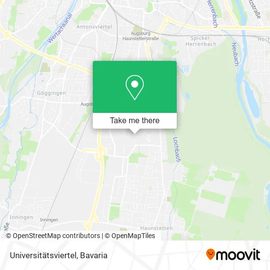 Карта Universitätsviertel