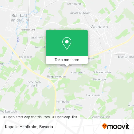 Карта Kapelle Hanfkolm