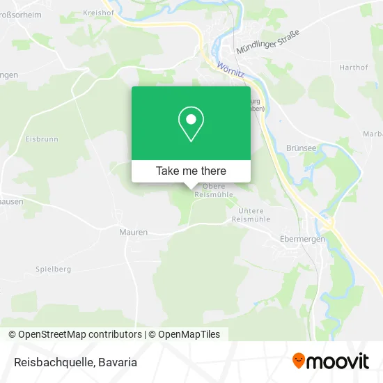 Карта Reisbachquelle