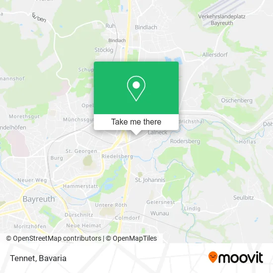 Карта Tennet